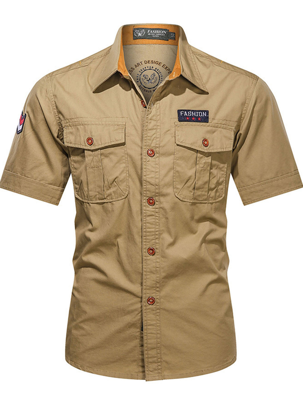 FREDD MARSHALL FREDD MARSHALL Men’s Heavy-Duty 100% Cotton Tactical Mission - men's outdoor shirt, view 2