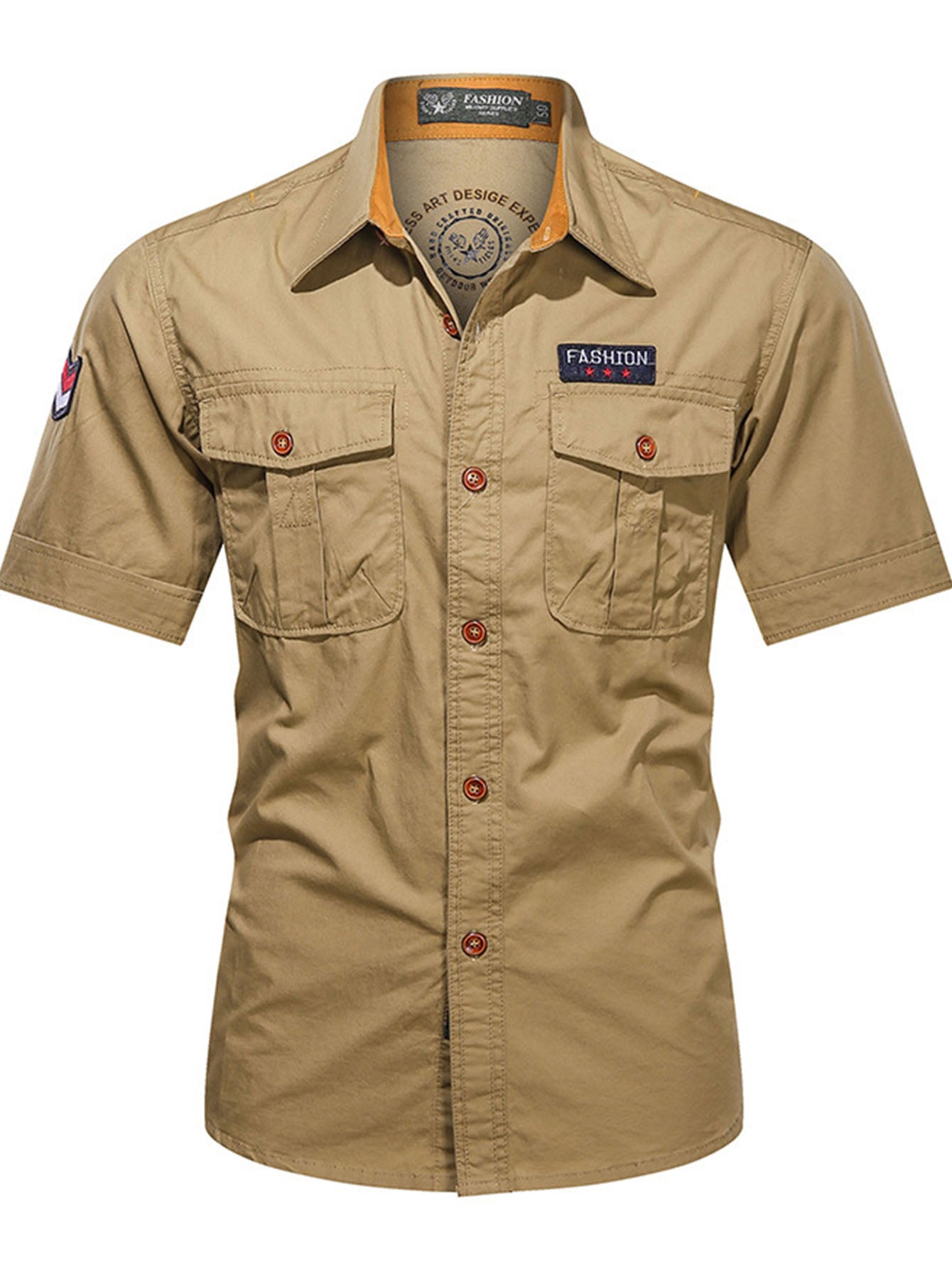 Men’s Adventure Outdoor&Hiking Short-Sleeve Shirt