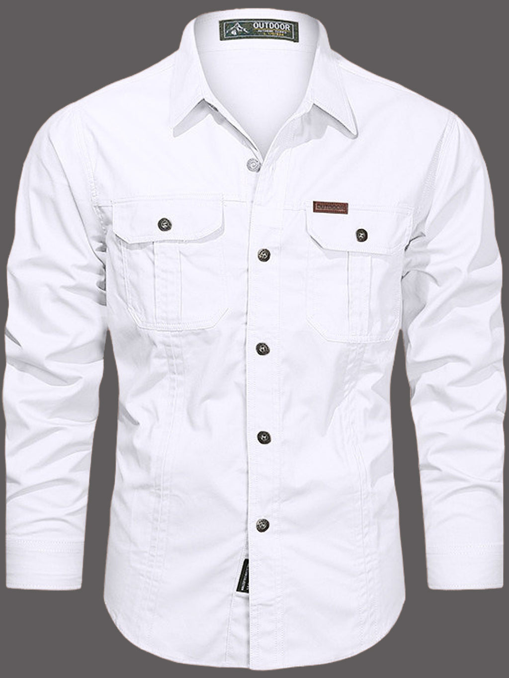 FREDD MARSHALL FREDD MARSHALL Unity-AR Organic Cotton Utility Shirt - Rugge - men's outdoor shirt, view 8