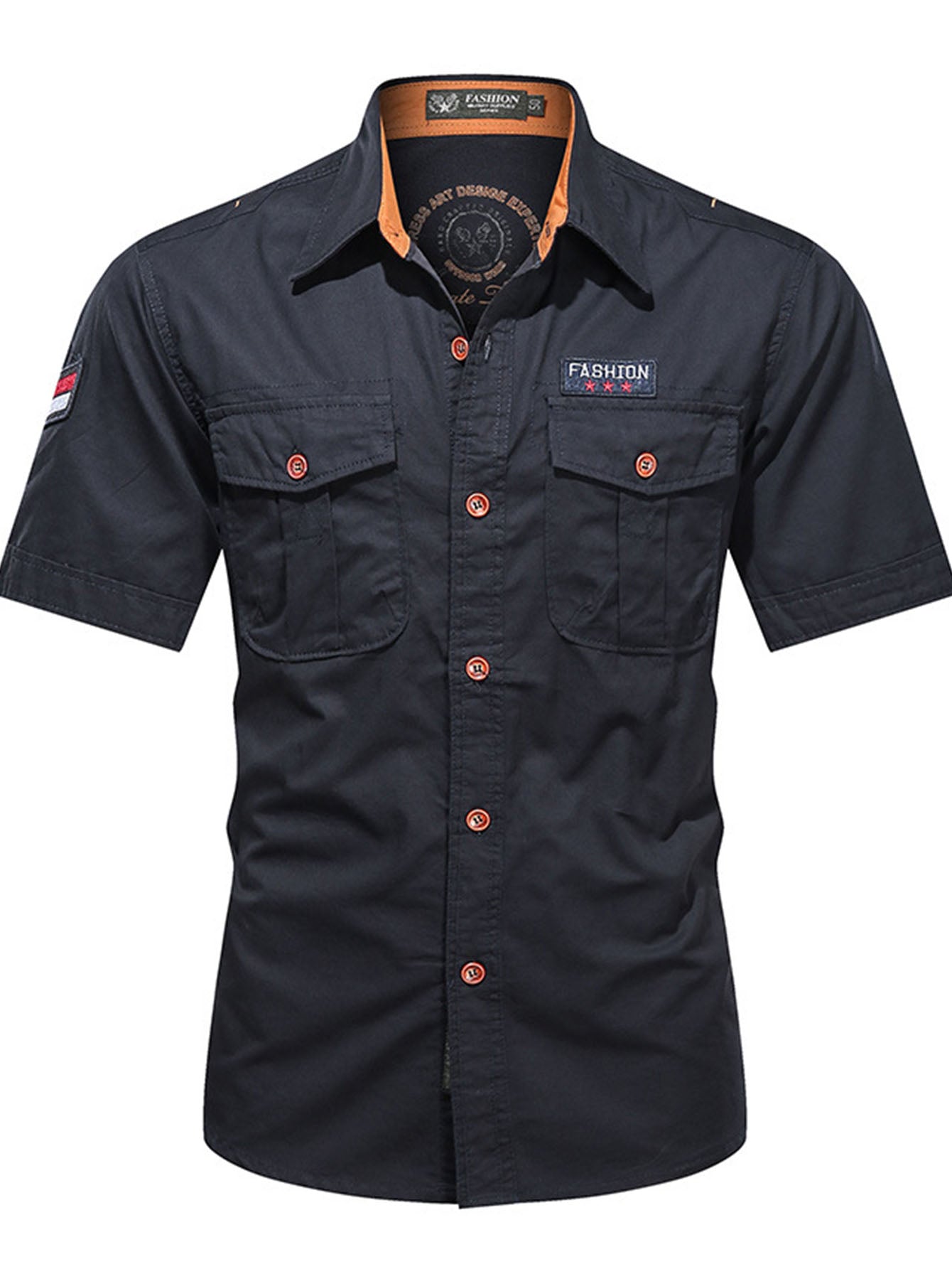 FREDD MARSHALL FREDD MARSHALL Men’s Heavy-Duty 100% Cotton Tactical Mission - men's outdoor shirt, view 6