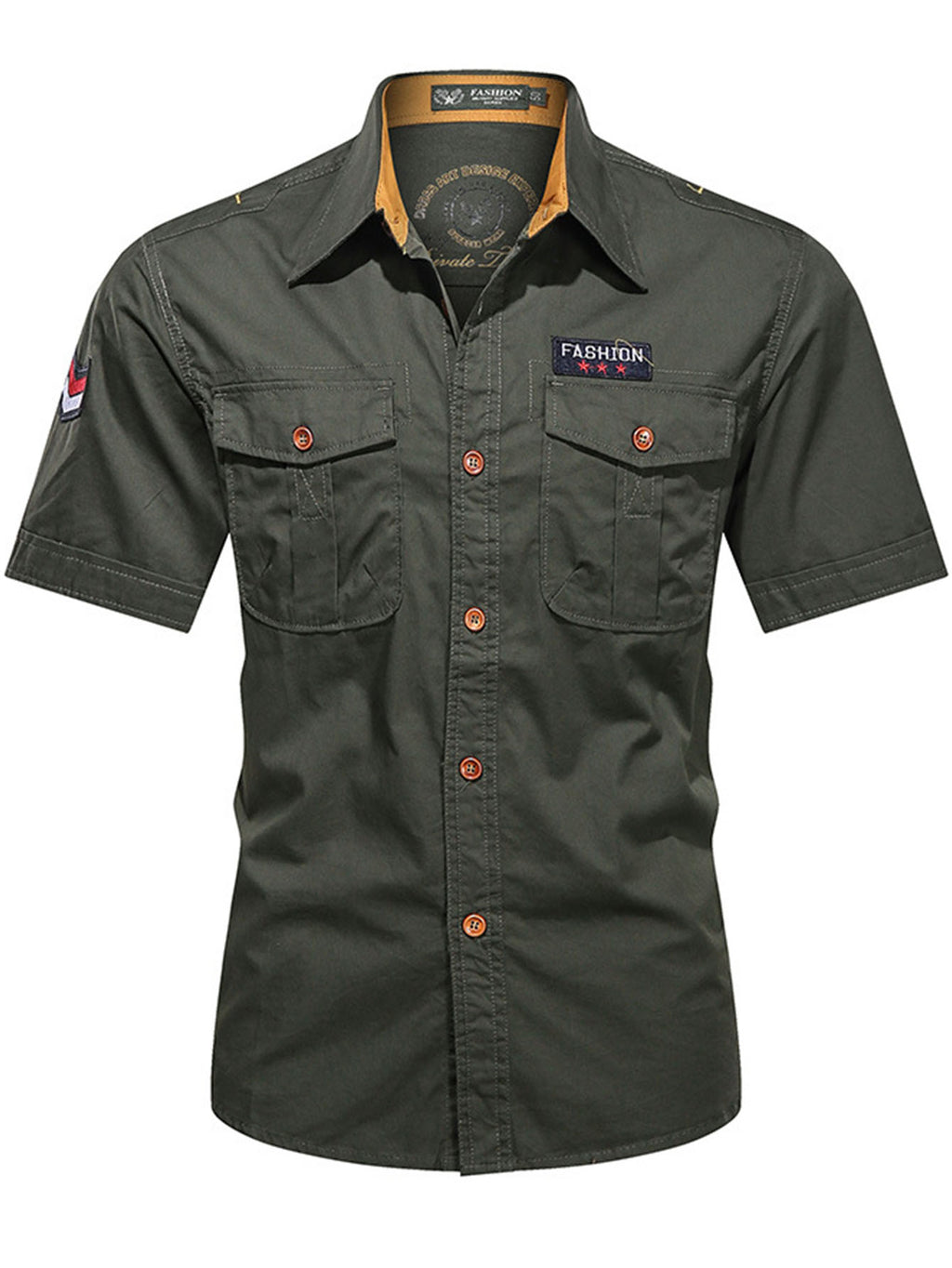 FREDD MARSHALL FREDD MARSHALL Men’s Heavy-Duty 100% Cotton Tactical Mission - men's outdoor shirt, view 7