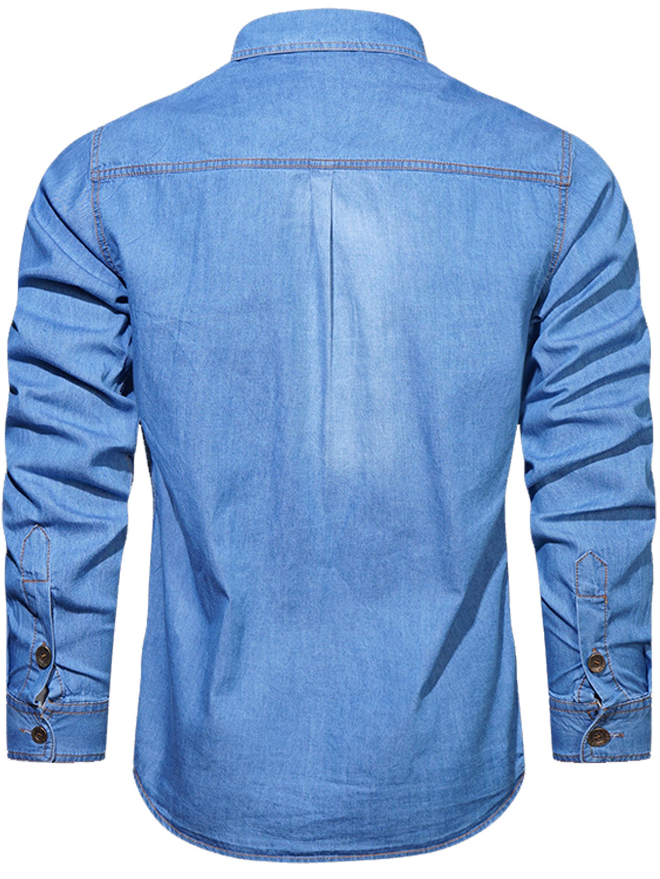 Men's Long Sleeve  Denim Shirt