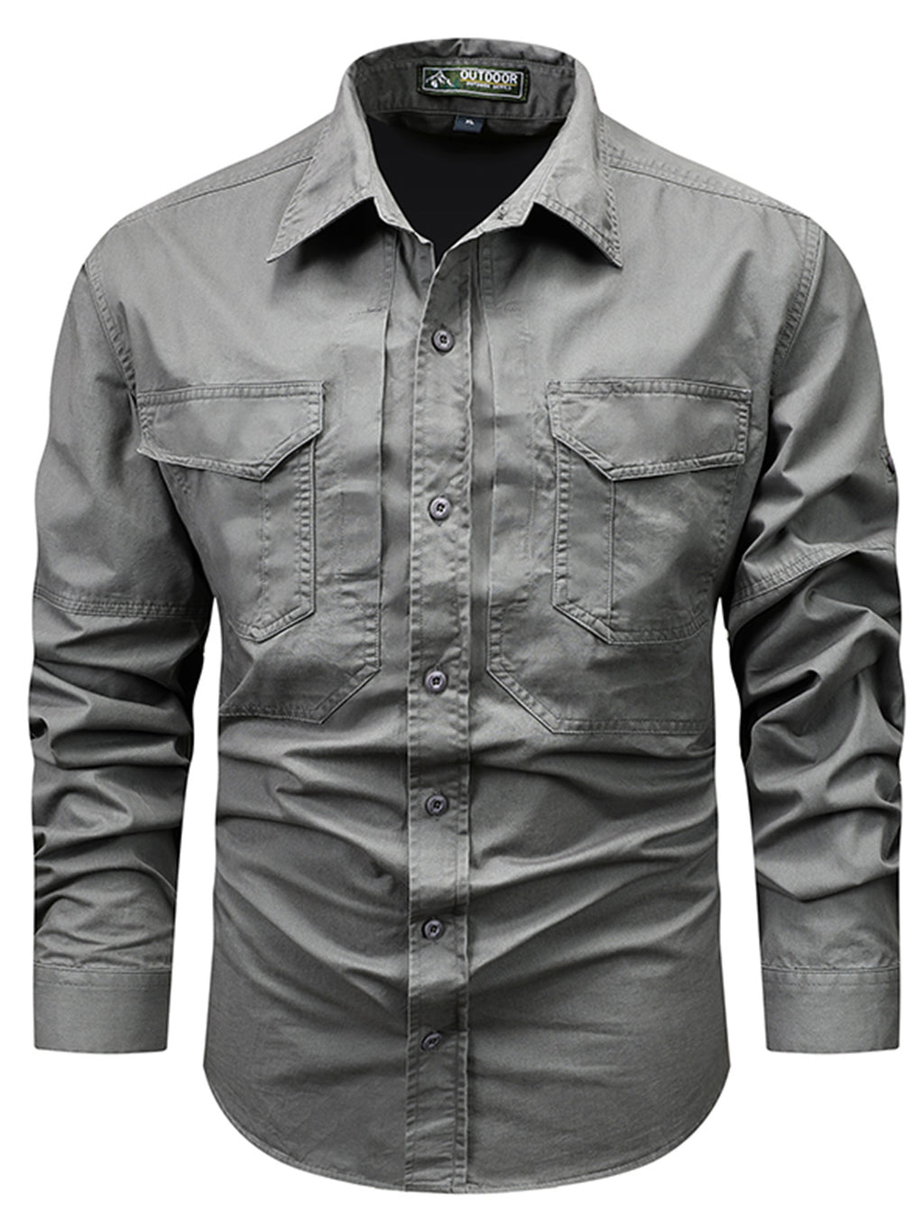 FREDD MARSHALL FREDD MARSHALL Versa-Field Organic Cotton Cargo Shirt - High - men's outdoor shirt, view 2