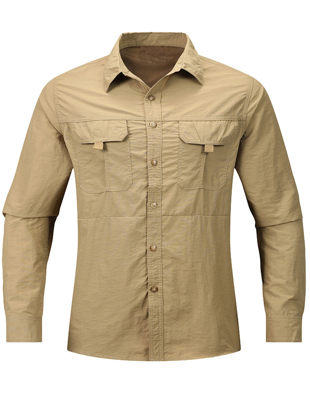 FREDD MARSHALL Men’s Ultimate Adventure Tech Shirt - Lightweight, Sun-Prote - men's outdoor shirt, view 5