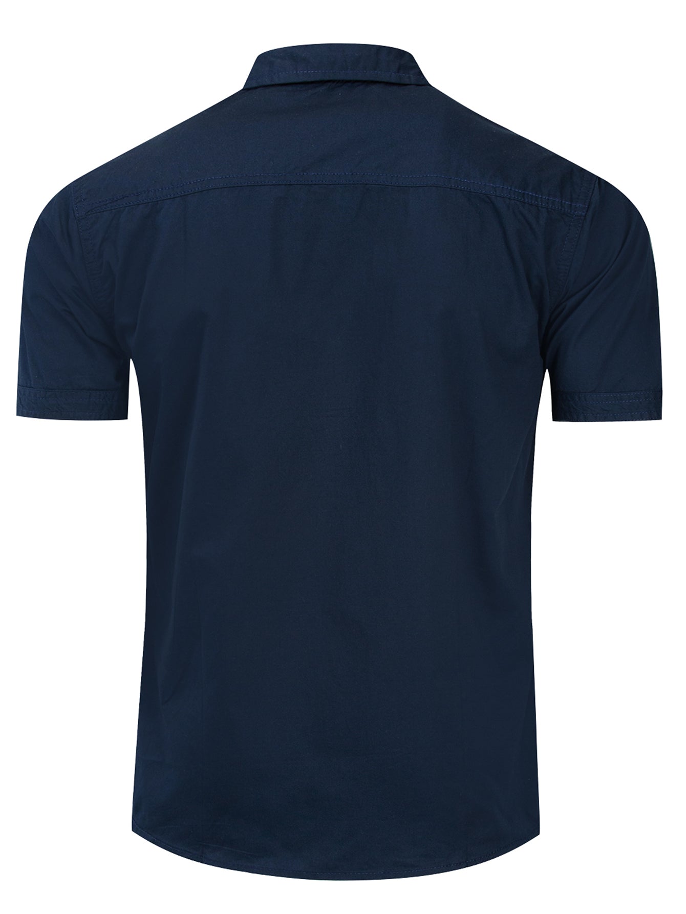 Men’s Military-Style Cotton Shirt