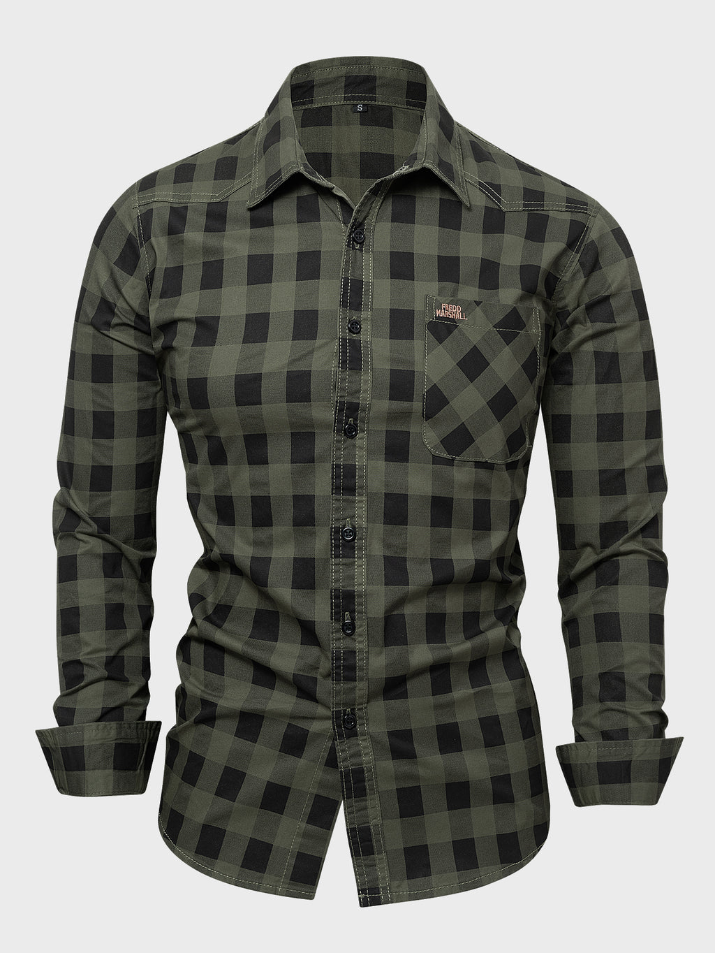 FREDD MARSHALL FREDD MARSHALL Men's Premium Cotton Outdoor Work Shirt - Pro - men's outdoor shirt, view 2