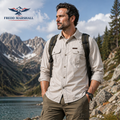FREDD MARSHALL Combat-Heritage Men's Tactical Cotton Work Shirt — Military Style, Durable