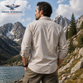 FREDD MARSHALL Men's Combat-Heritage Eco Cotton Field Shirt — Tactical — View 2