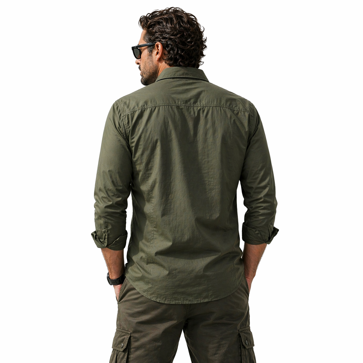 FREDD MARSHALL Men's Tactical Outdoor Shirt — Military Style, Hiking, Workwear