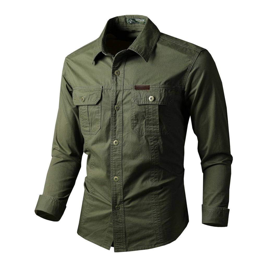 FREDD MARSHALL FREDD MARSHALL Unity-AR Organic Cotton Utility Shirt - Rugge - men's outdoor shirt, view 9