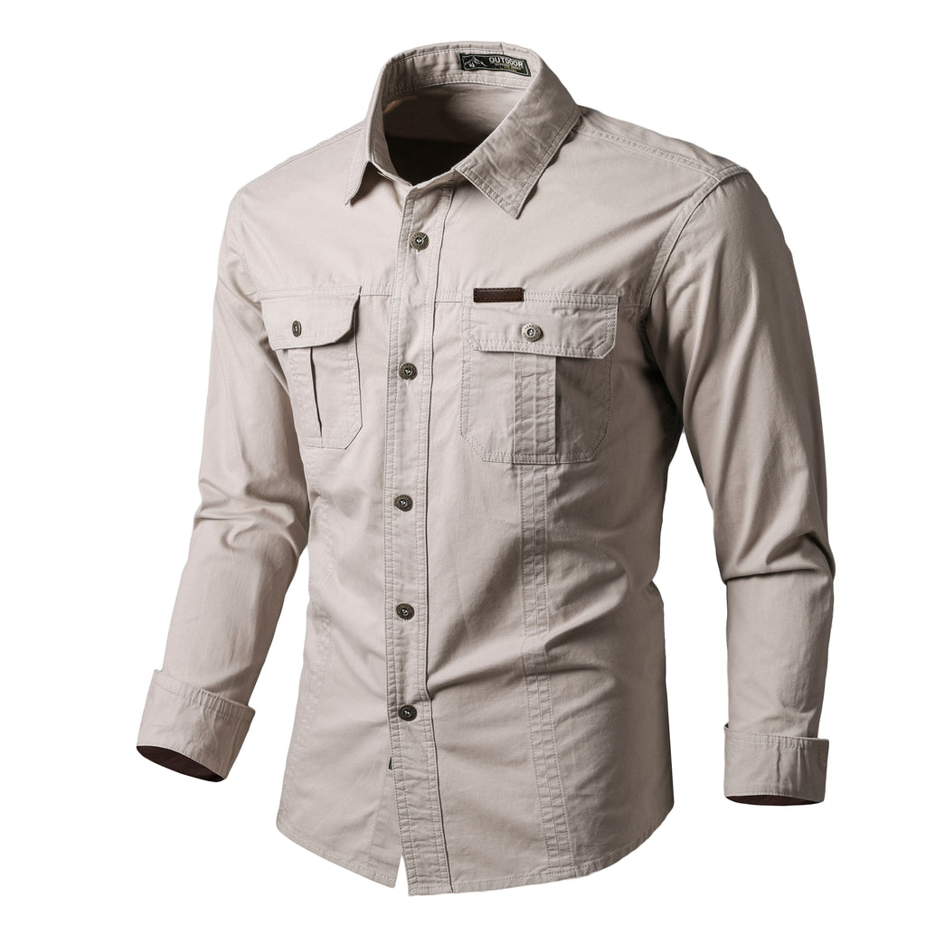 FREDD MARSHALL FREDD MARSHALL Unity-AR Organic Cotton Utility Shirt - Rugge - men's outdoor shirt, view 4