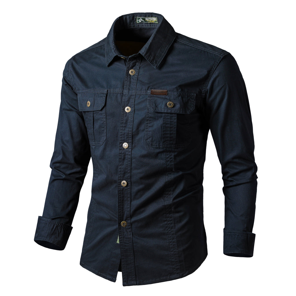 FREDD MARSHALL FREDD MARSHALL Unity-AR Organic Cotton Utility Shirt - Rugge - men's outdoor shirt, view 3