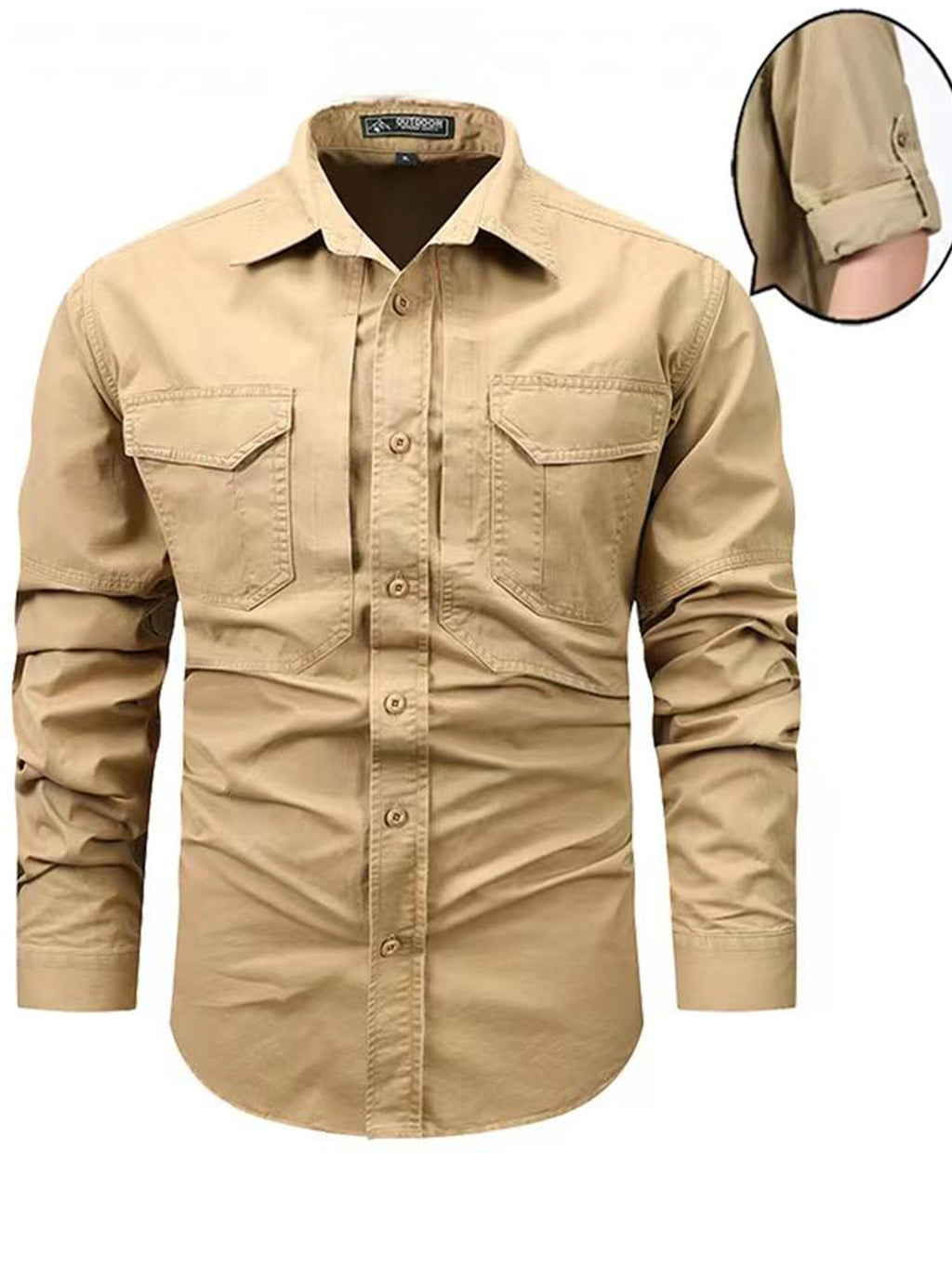 FREDD MARSHALL FREDD MARSHALL Versa-Field Organic Cotton Tactical Shirt - H - men's outdoor shirt, view 5