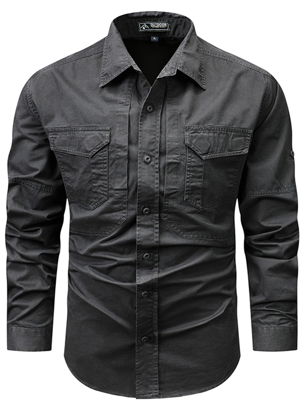FREDD MARSHALL FREDD MARSHALL Versa-Field Organic Cotton Cargo Shirt - High - men's outdoor shirt, view 6