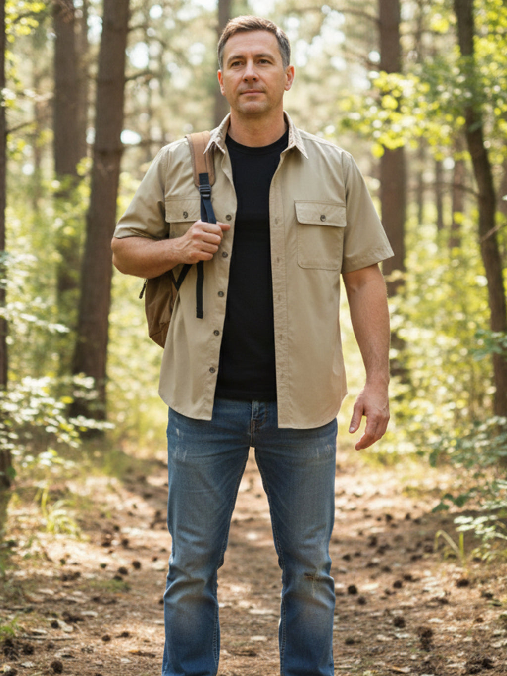 FREDD MARSHALL FREDD MARSHALL Aero-Force SL Tech Shirt - Advanced Quick-Dry - men's outdoor shirt, view 1