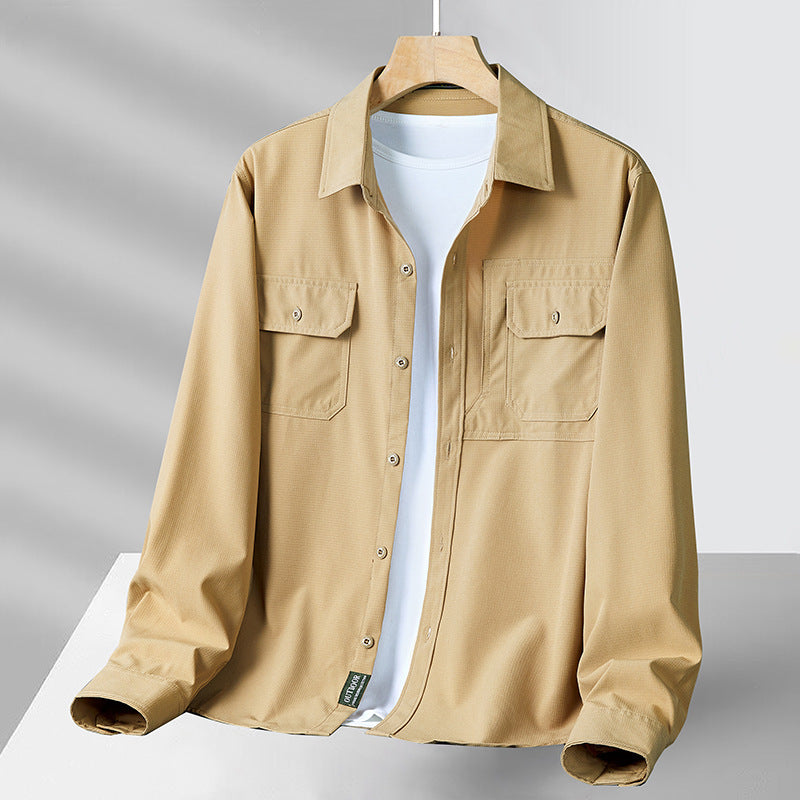 FREDD MARSHALL Men's Quick-Dry Long-Sleeve Utility Shirt — view 2