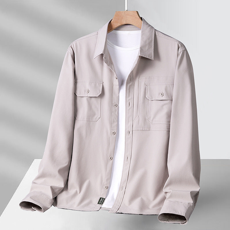 FREDD MARSHALL Men's Quick-Dry Long-Sleeve Utility Shirt — view 3