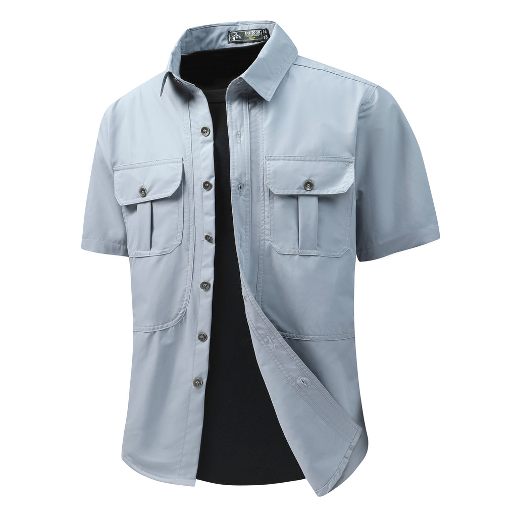 FREDD MARSHALL FREDD MARSHALL Aether-Shield SL Performance Shirt - UPF 50+  - men's outdoor shirt, view 2