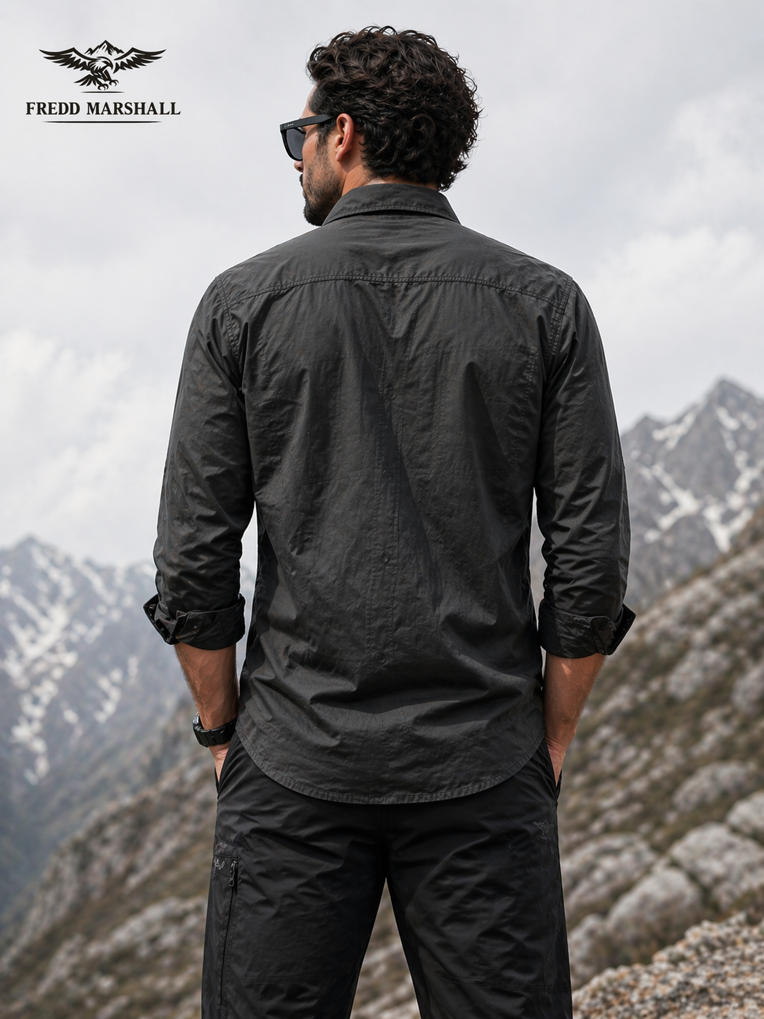 FREDD MARSHALL Men's Tactical Outdoor Shirt — Military Style, Hiking, Workwear