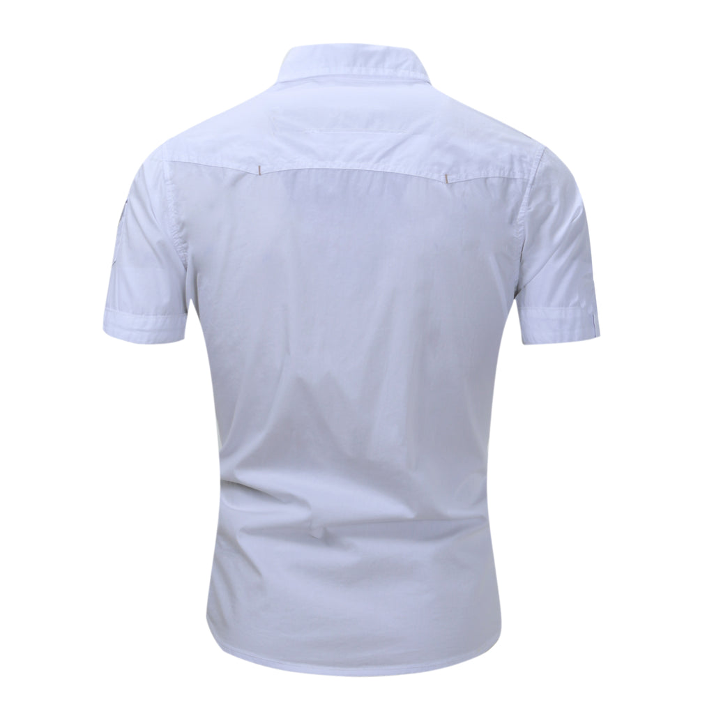 FREDD MARSHALL FREDD MARSHALL Sentinel-AR Organic Cotton Officer Shirt - Ru - men's outdoor shirt, view 19
