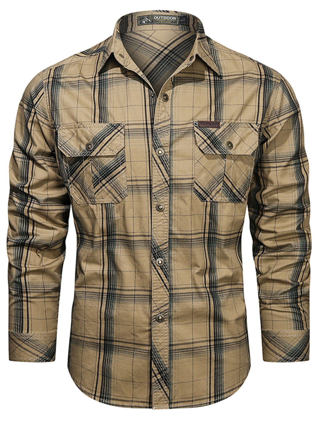 FREDD MARSHALL FREDD MARSHALL Men's Lightweight Tactical Shirt - Quick Dry  - men's outdoor shirt, view 4