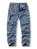 FREDD MARSHALL Urban-Utility Men's Denim Cargo Pants — Workwear, Gorpcore — View 2