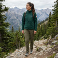 FREDD MARSHALL Women's 1/4-Zip Technical Fleece Pullover — Anti-Pill Hiking Mid-Layer