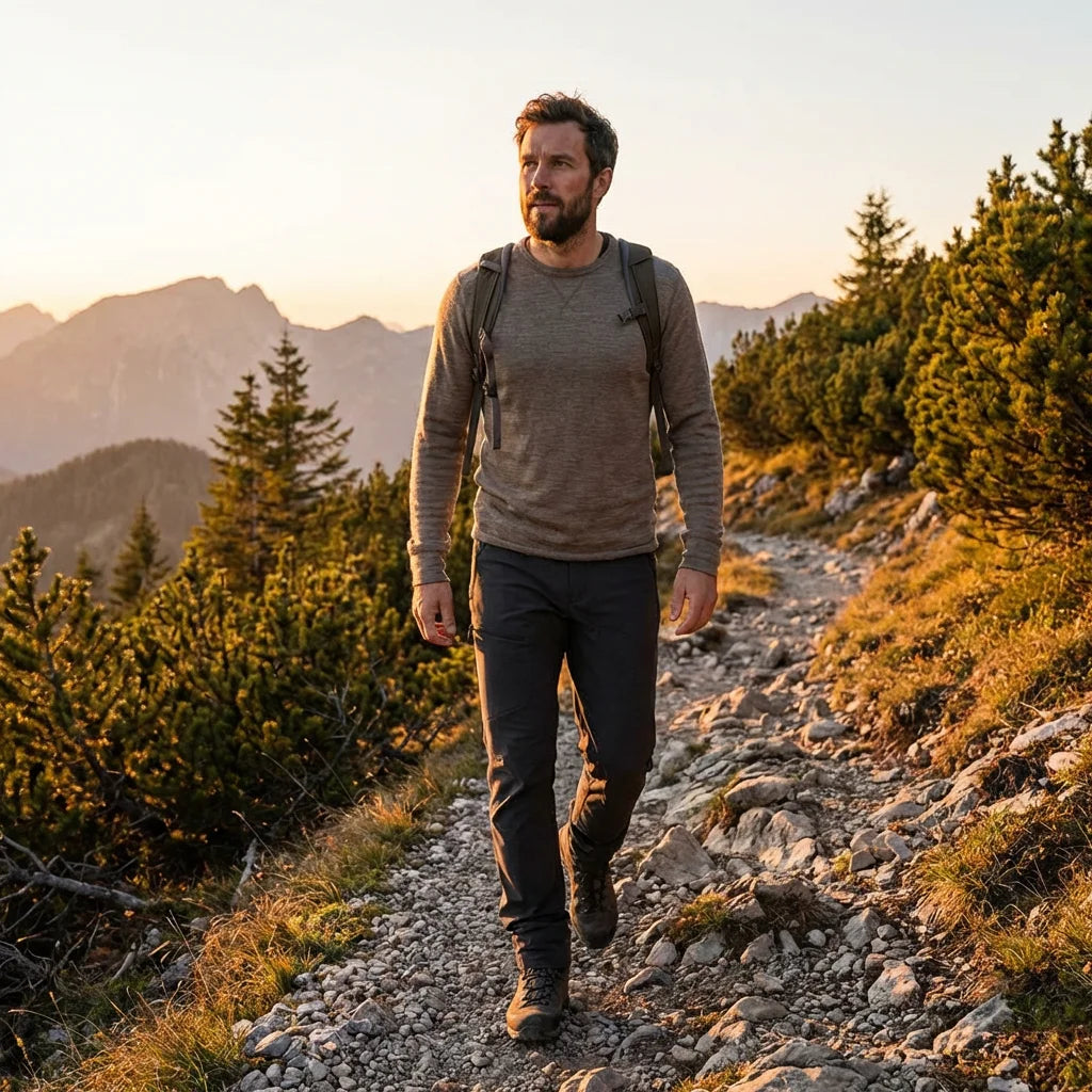 FREDD MARSHALL Gamma-Trail SL Men's Softshell Hiking Pants — Technical, Slim-Fit — 视图 3