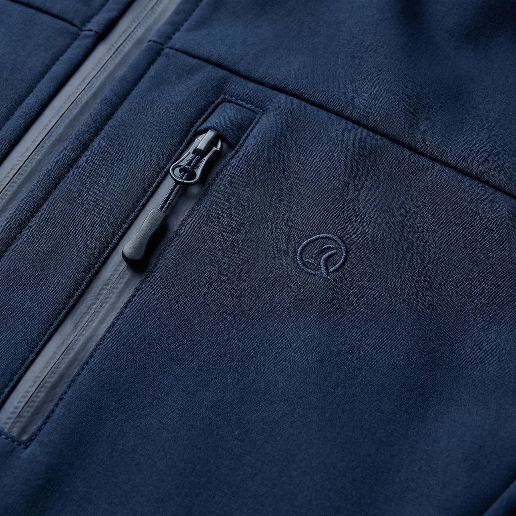 FREDD MARSHALL Men's Waterproof Softshell Jacket — Fleece-Lined Hooded Hiking Windbreaker — 视图 9