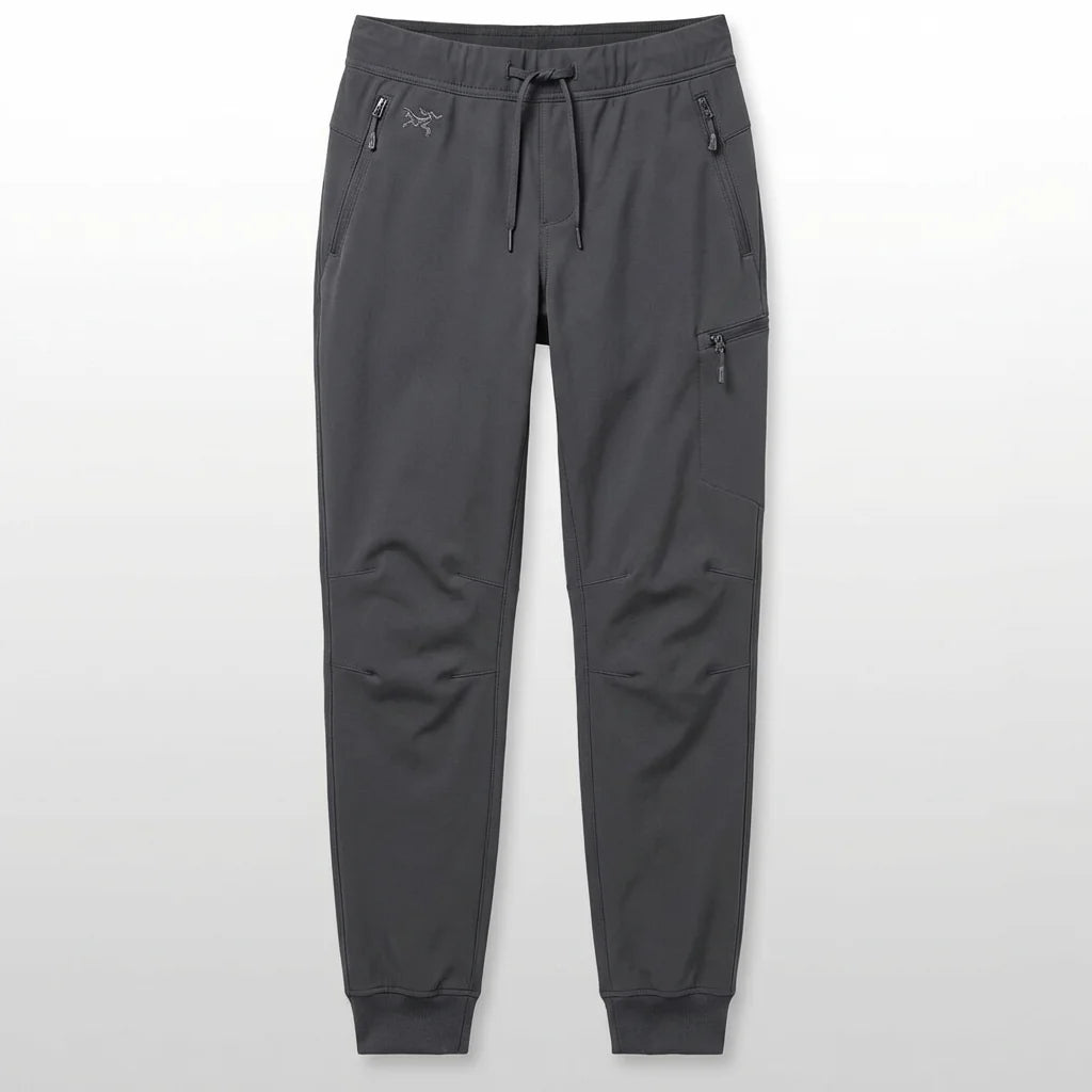 FREDD MARSHALL Women's Softshell Jogger Pants — Windproof DWR 4-Way Stretch Trousers — 视图 3