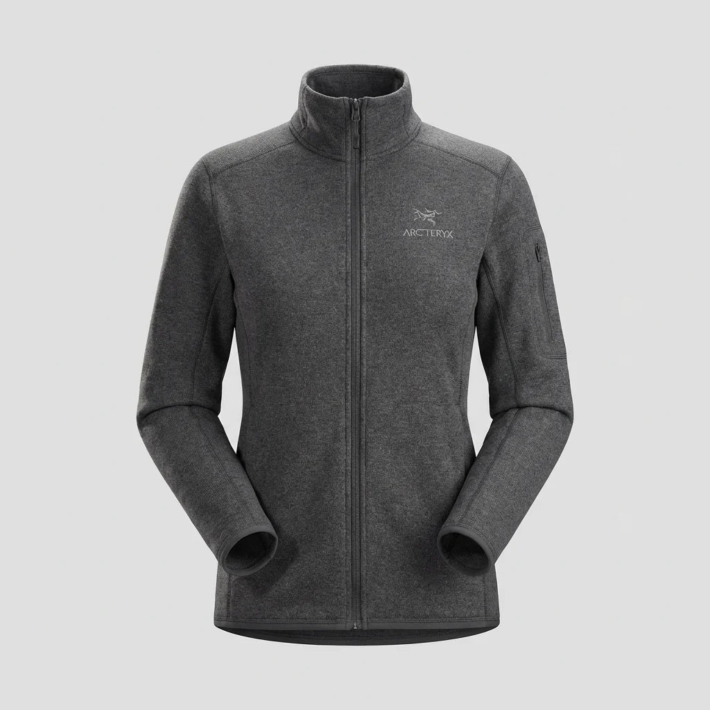 FREDD MARSHALL Women's Full-Zip Technical Fleece Jacket — Windproof Hiking Mid-Layer — 视图 2