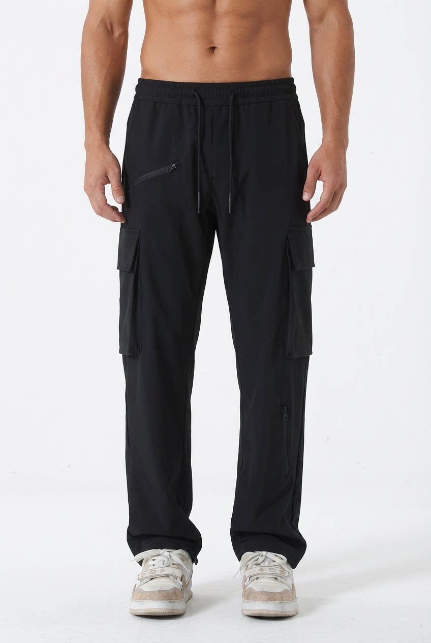 CF033 Men's Softshell Storm Trekking Pants - Windproof Fleece-Lined Hiking Trousers