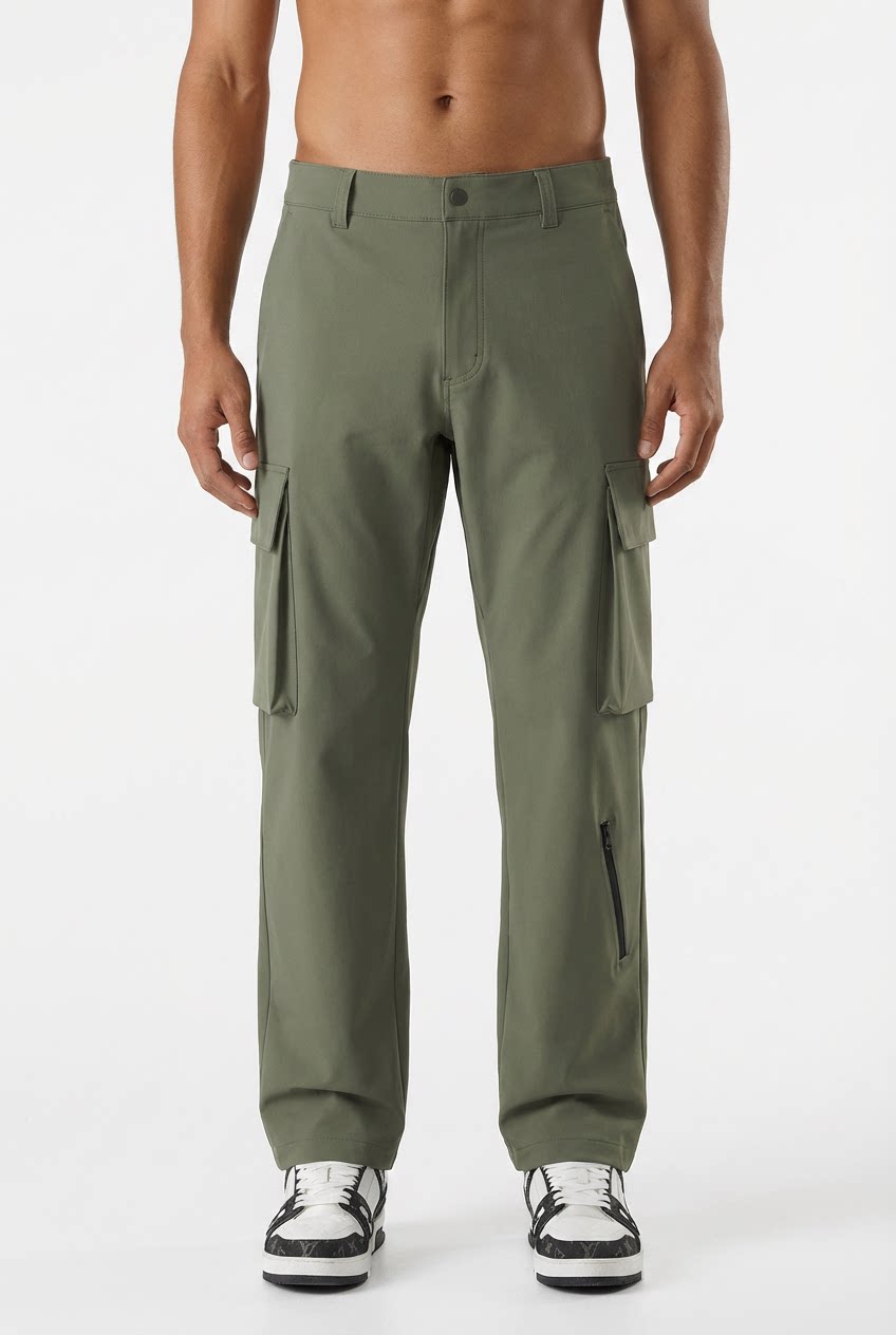 CF033 Men's Softshell Storm Trekking Pants - Windproof Fleece-Lined Hiking Trousers