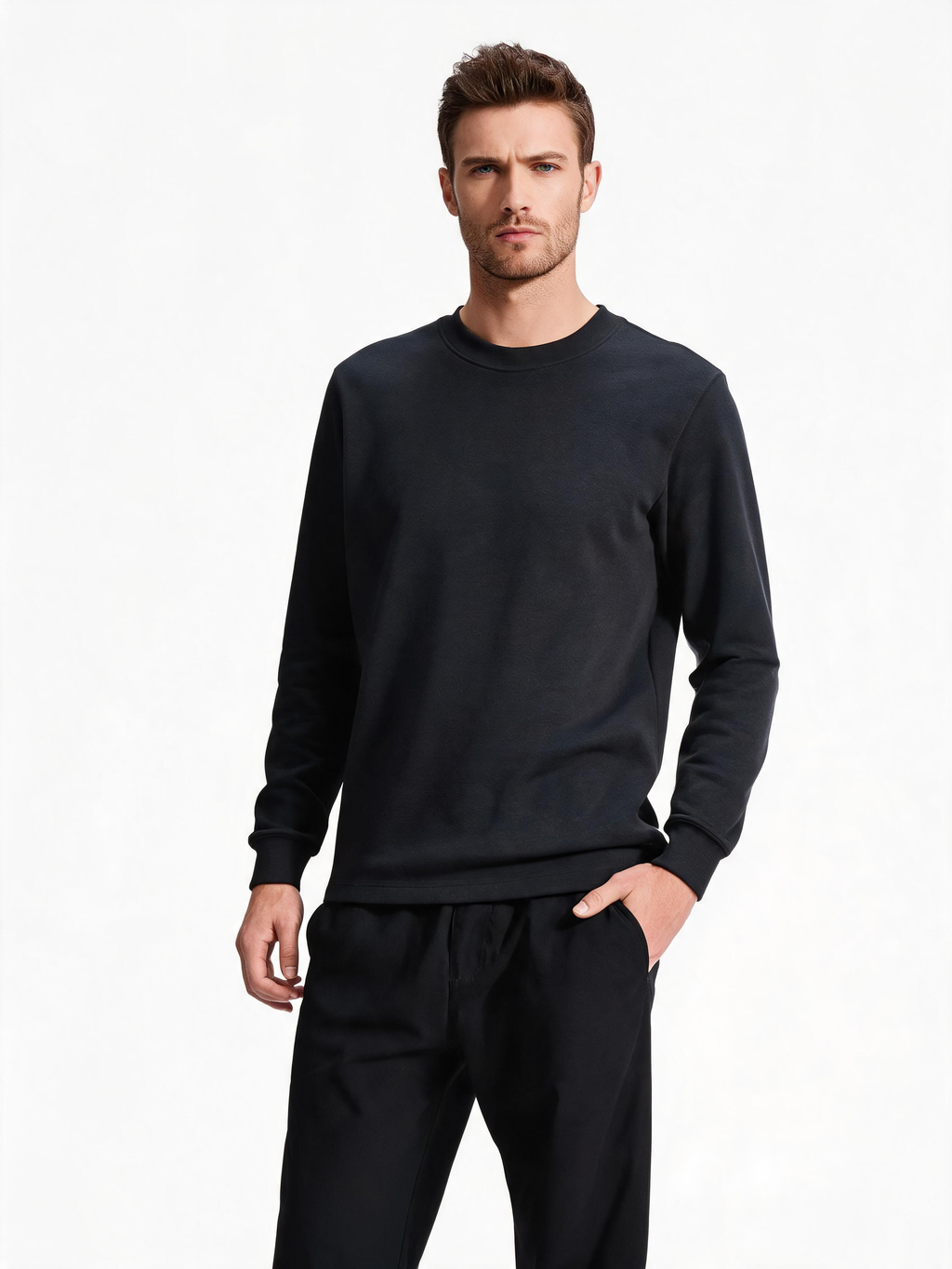 Thermal Velvet Crew-Neck Long-Sleeve Base Layer