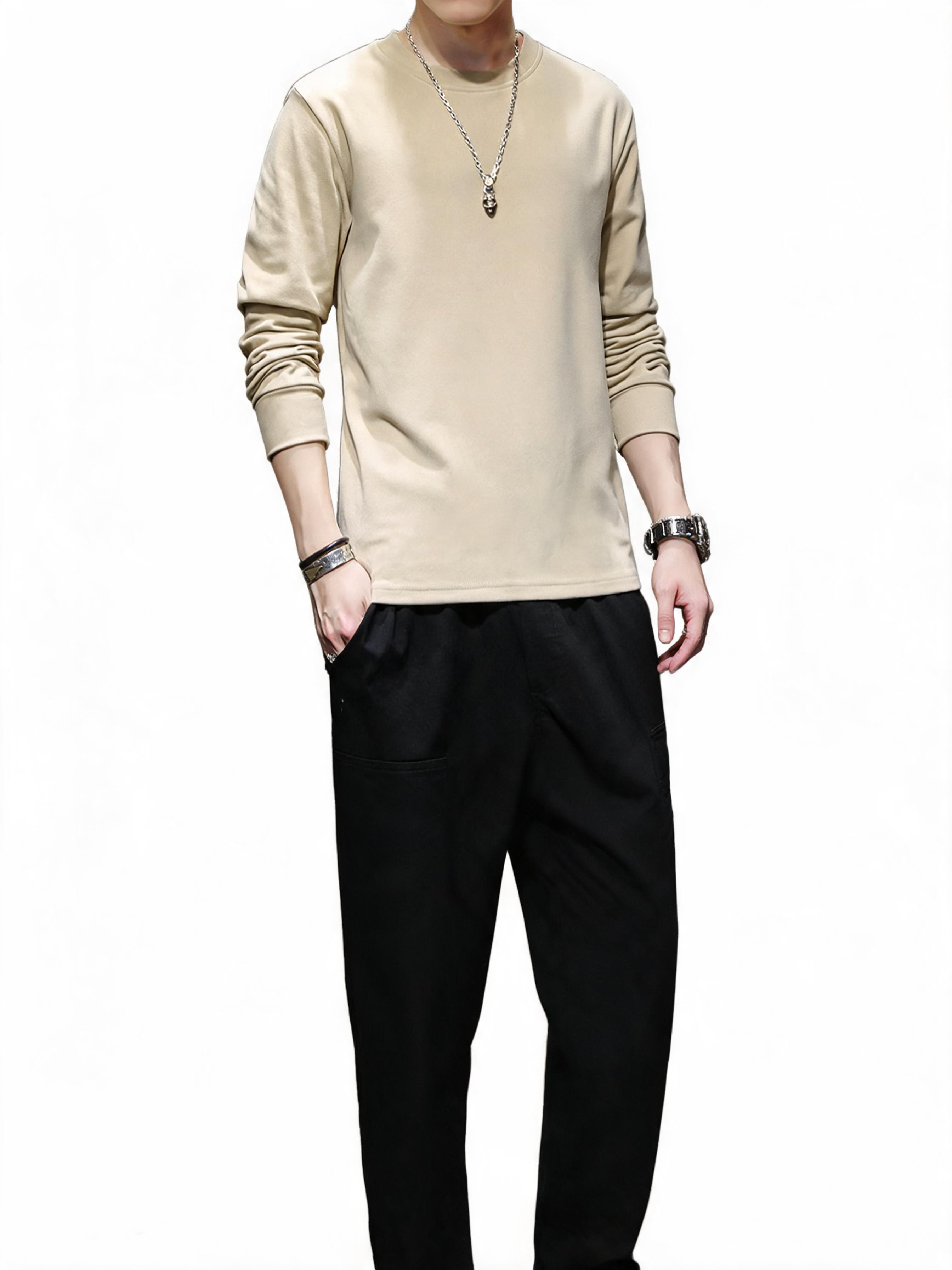 Thermal Velvet Crew-Neck Long-Sleeve Base Layer