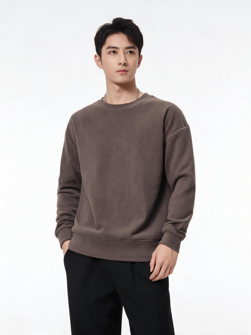 Thermal Velvet Crew-Neck Long-Sleeve Base Layer