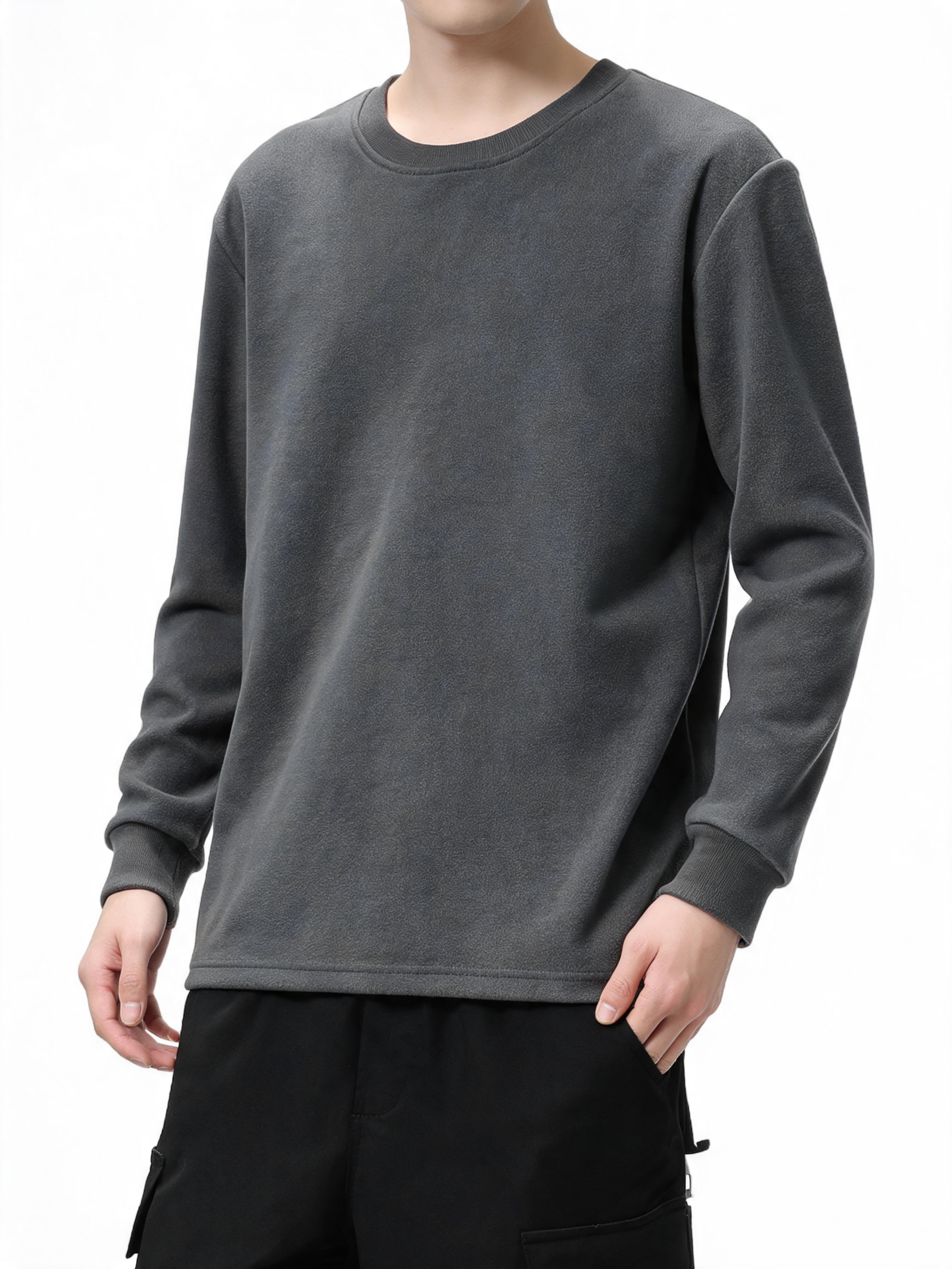 Thermal Velvet Crew-Neck Long-Sleeve Base Layer