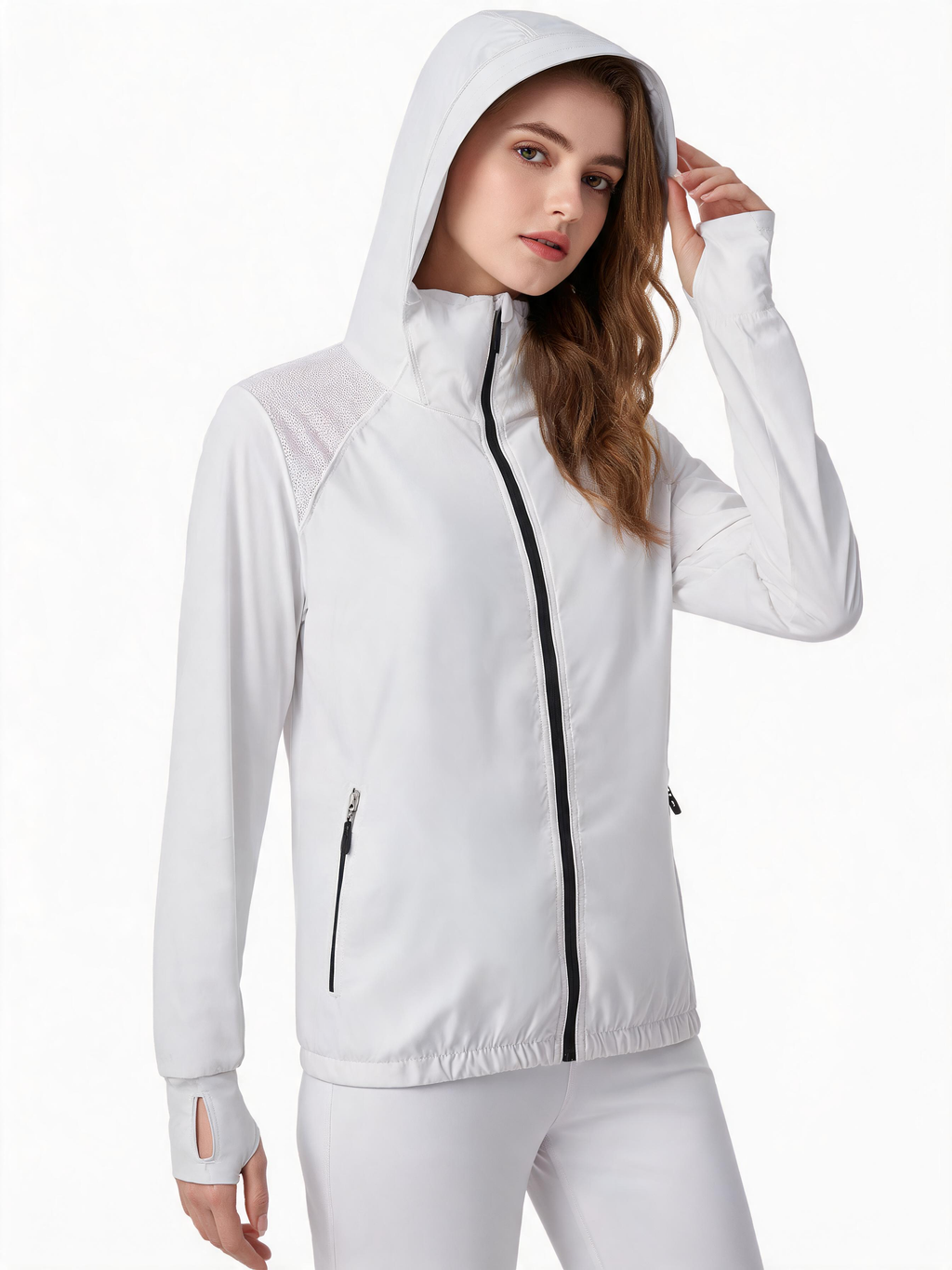 Hooded Fan-Cooling Sun-Protection Jacket