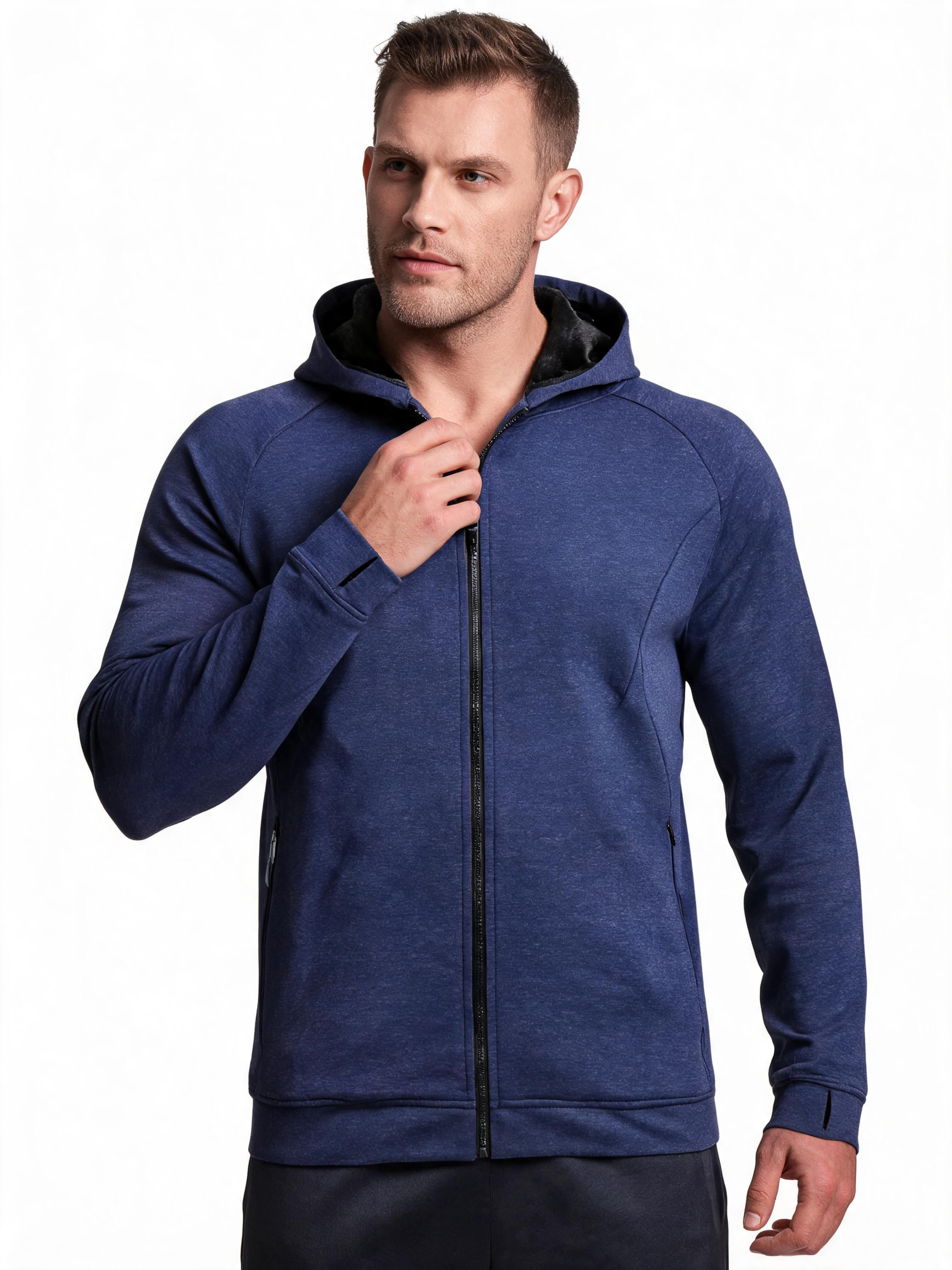 Soft Fleece Zip Hoodie — Heavyweight Outdoor Sweatshirt