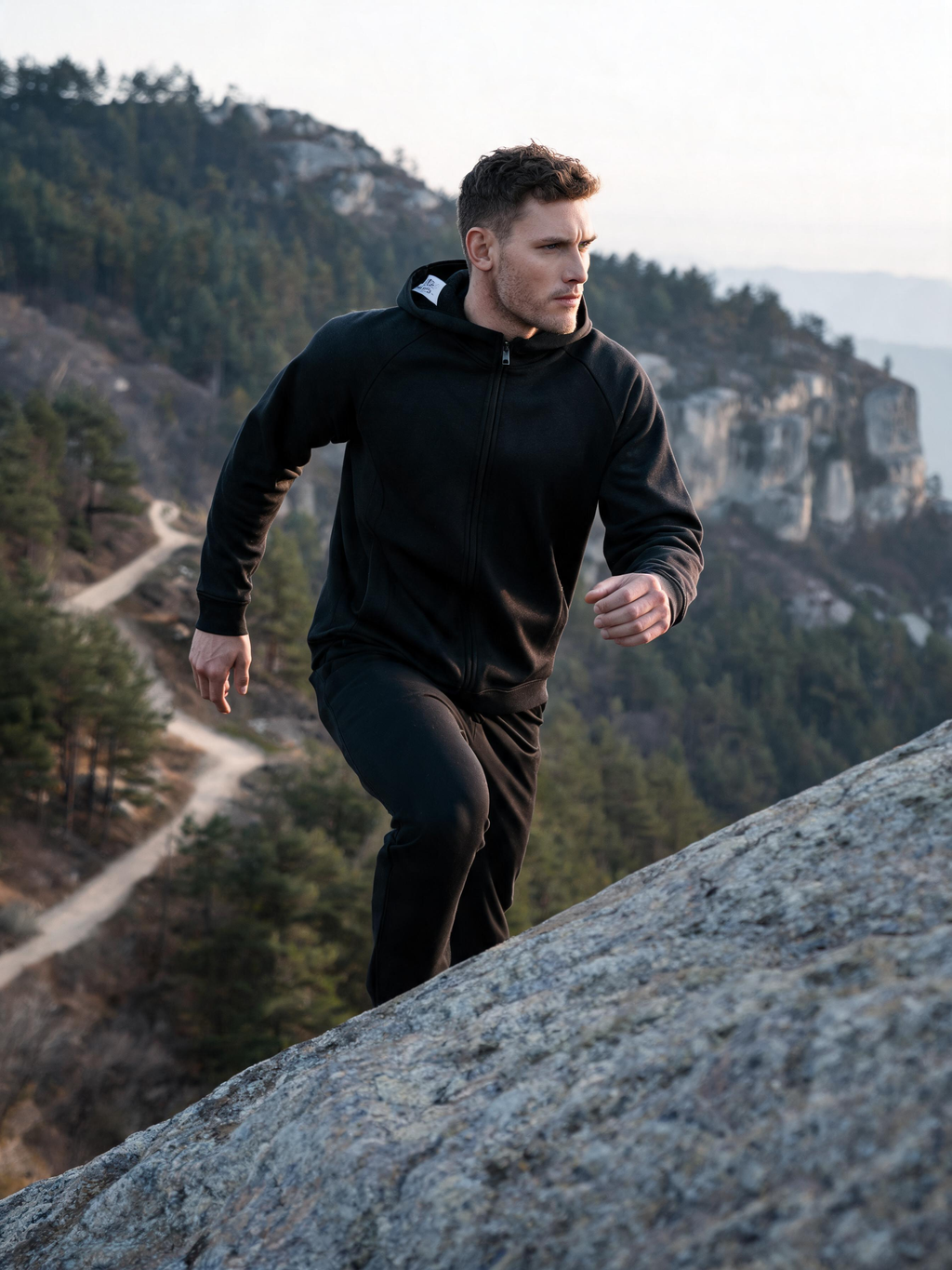 Soft Fleece Zip Hoodie — Heavyweight Outdoor Sweatshirt