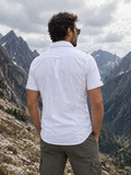 FREDD MARSHALL Men's Adventure Cotton Short-Sleeve Field Shirt — Casual Outdoor — View 2