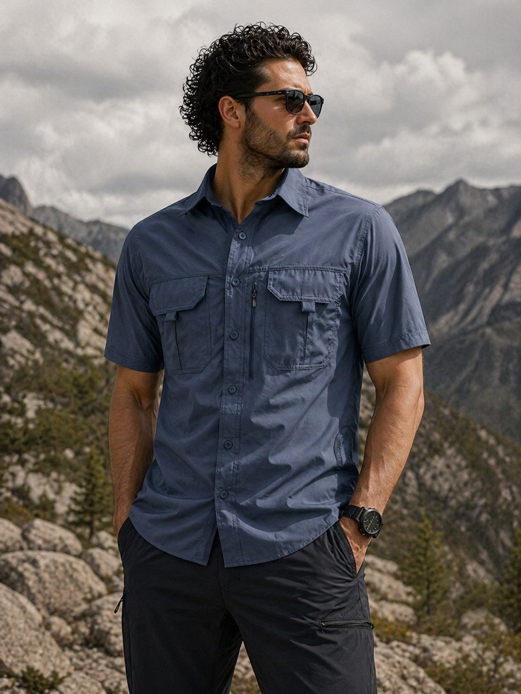 FREDD MARSHALL Vento-SL Men's Wind-Resistant Tech Top — Alpine, Trail Running