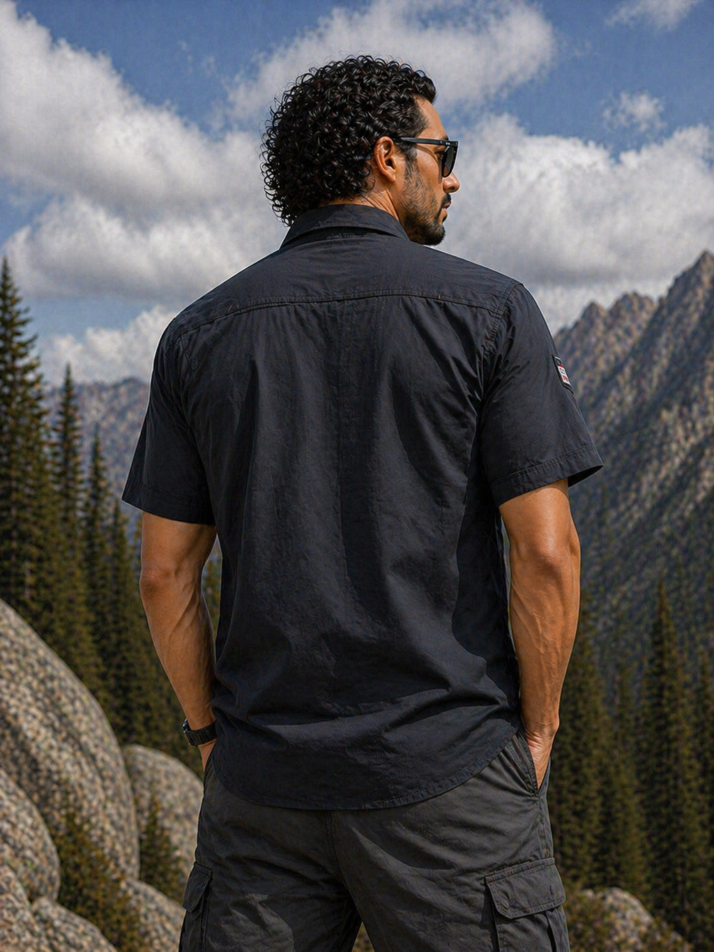 FREDD MARSHALL Men's Tactical Outdoor Shirt — Military Style, Hiking, Workwear