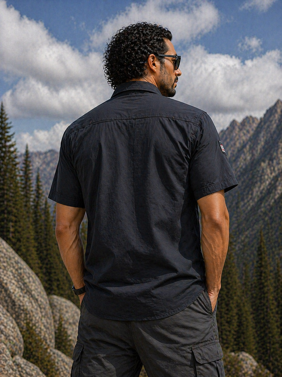 FREDD MARSHALL Men's Tactical Outdoor Shirt — Military Style, Hiking, Workwear