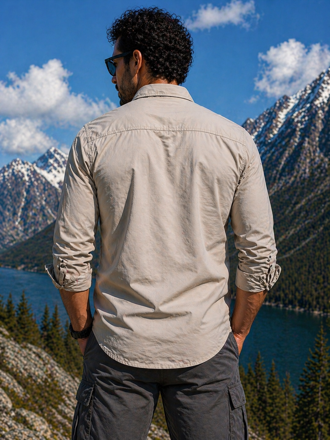 FREDD MARSHALL Men's Tactical Outdoor Shirt — Military Style, Hiking, Workwear