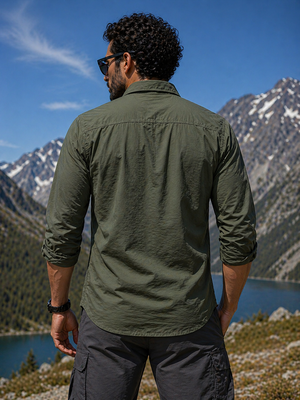 FREDD MARSHALL Men's Tactical Outdoor Shirt — Military Style, Hiking, Workwear