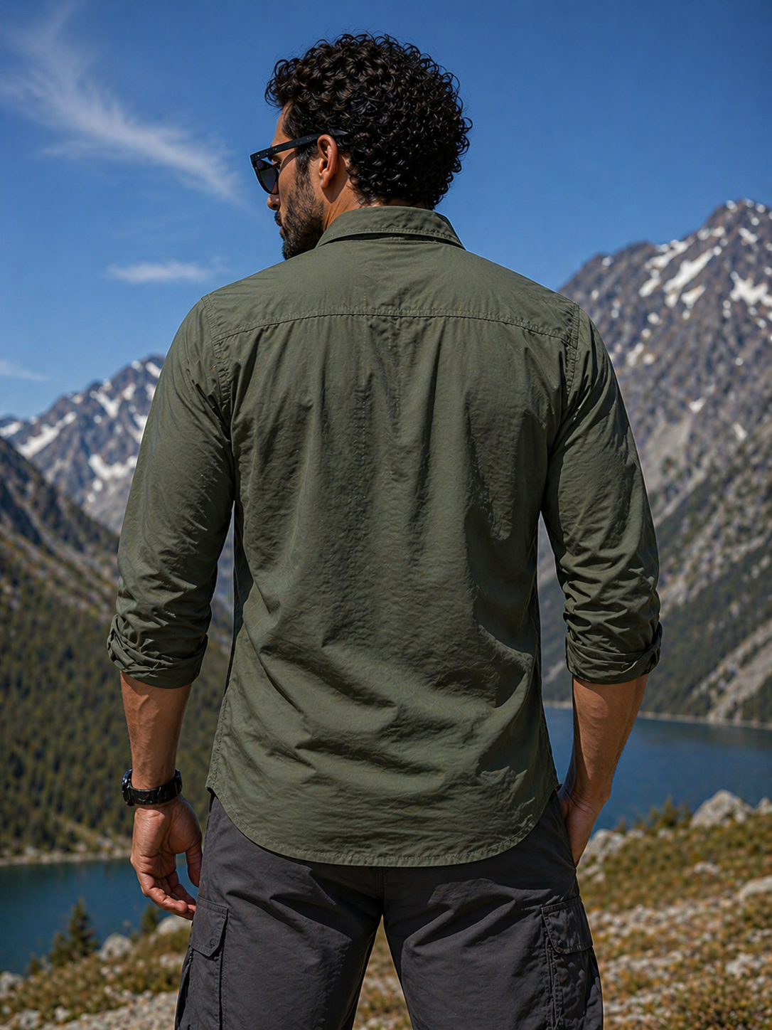 FREDD MARSHALL Men's Tactical Outdoor Shirt — Military Style, Hiking, Workwear