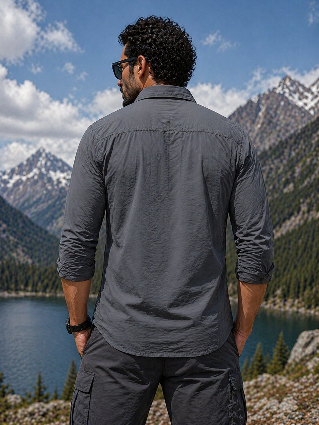 FREDD MARSHALL Men's Tactical Outdoor Shirt — Military Style, Hiking, Workwear