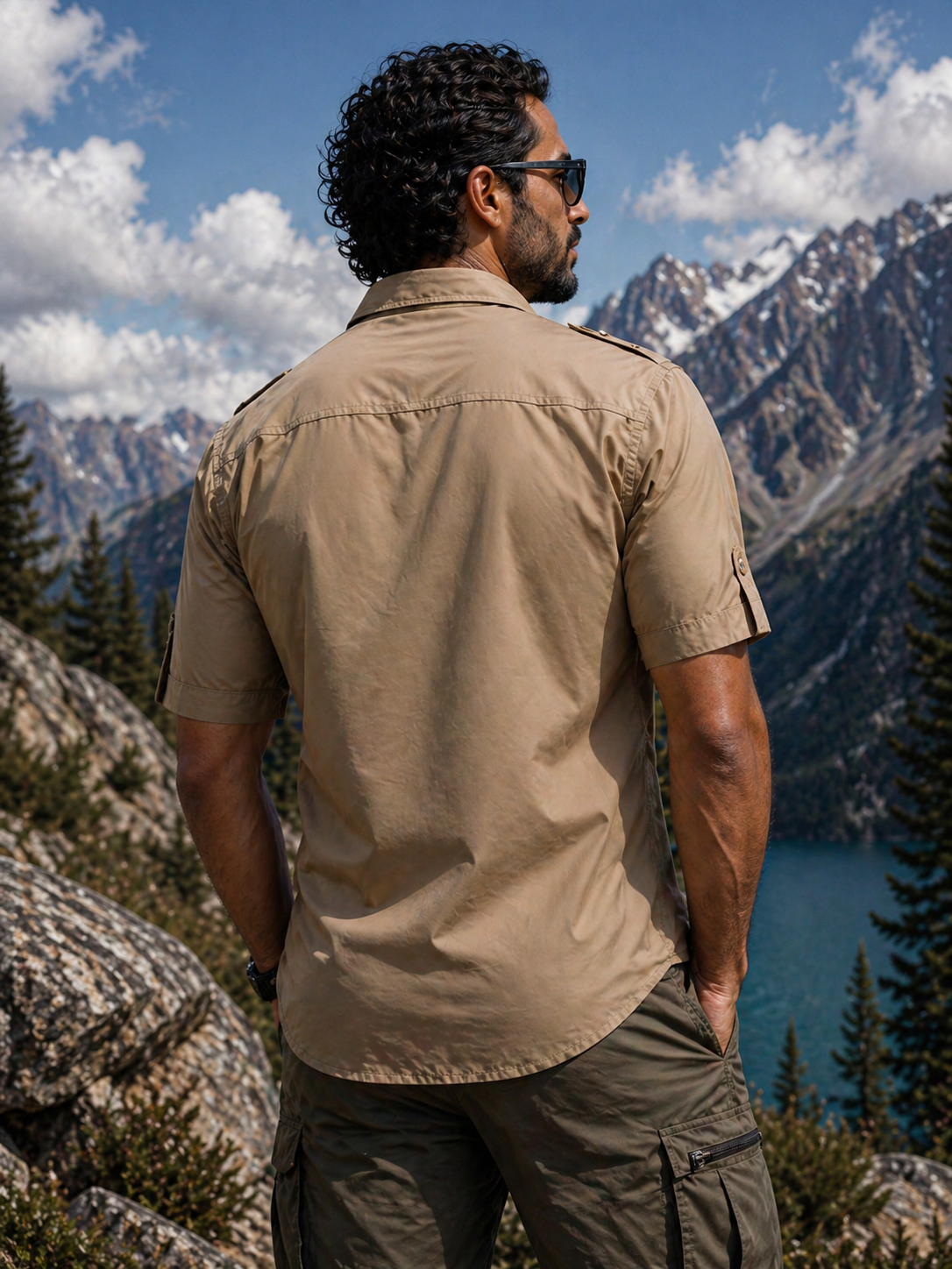 FREDD MARSHALL Men's Tactical Outdoor Shirt — Military Style, Hiking, Workwear