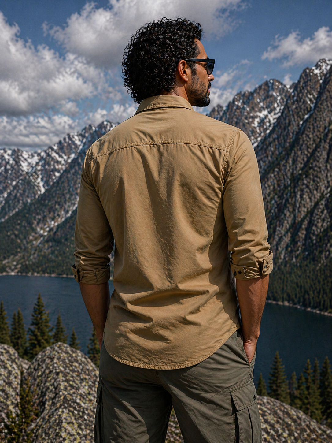 FREDD MARSHALL Men's Tactical Outdoor Shirt — Military Style, Hiking, Workwear